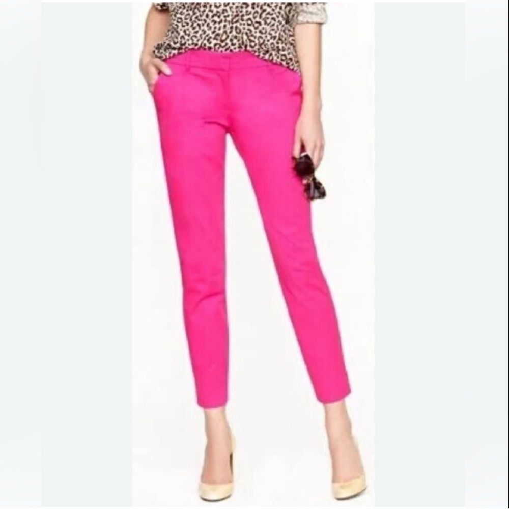J Crew city fit cropped pants